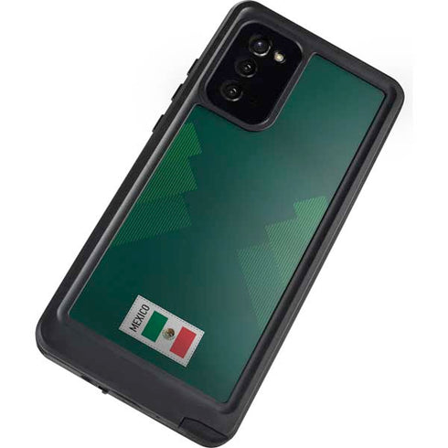 Mexico Soccer Flag Galaxy Note20 5G Waterproof Case